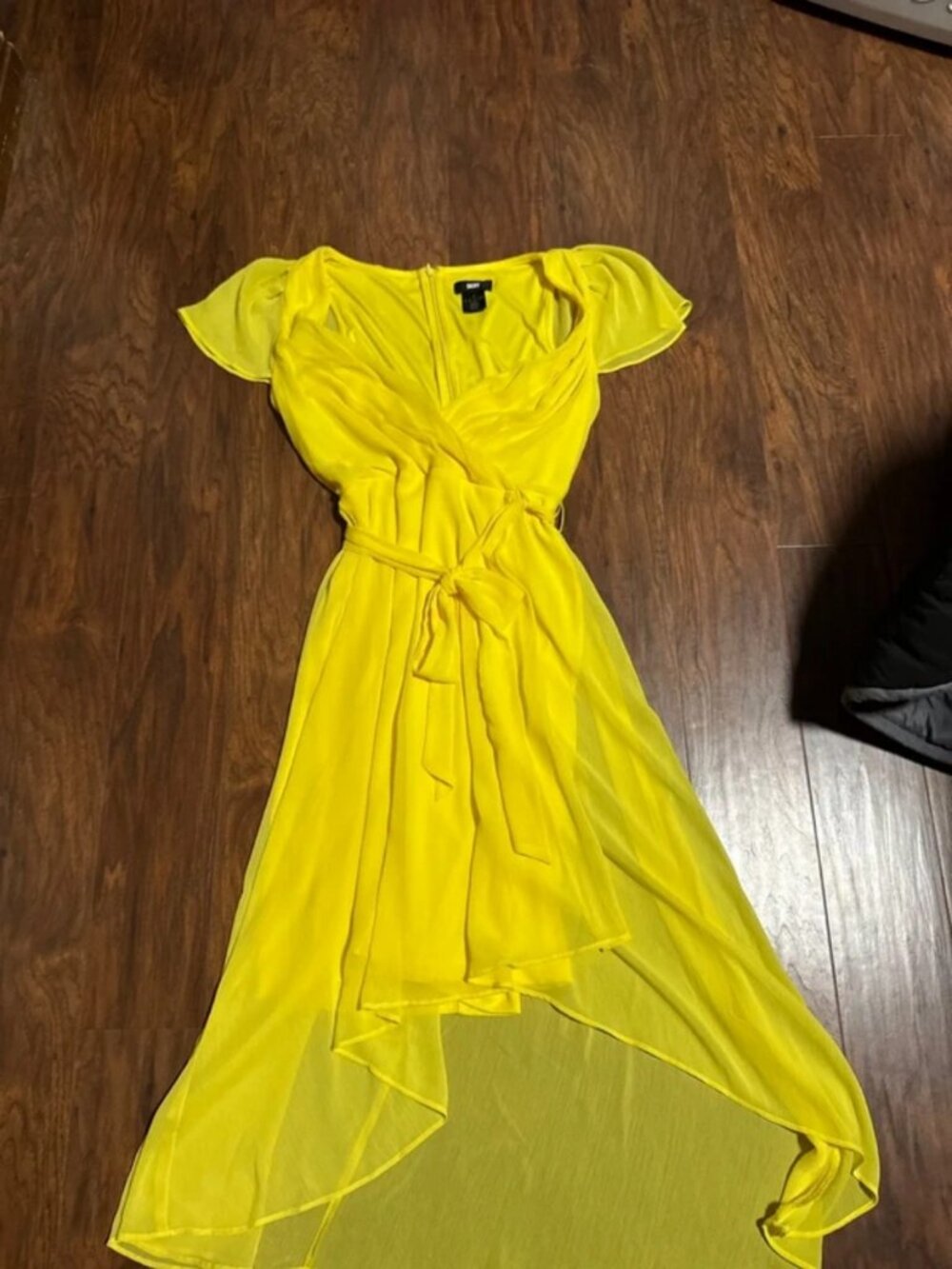 DKNY Yellow long dress